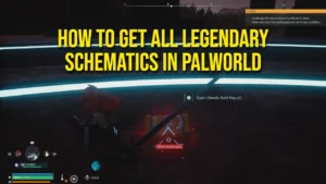 all legendary schematics in Palworld