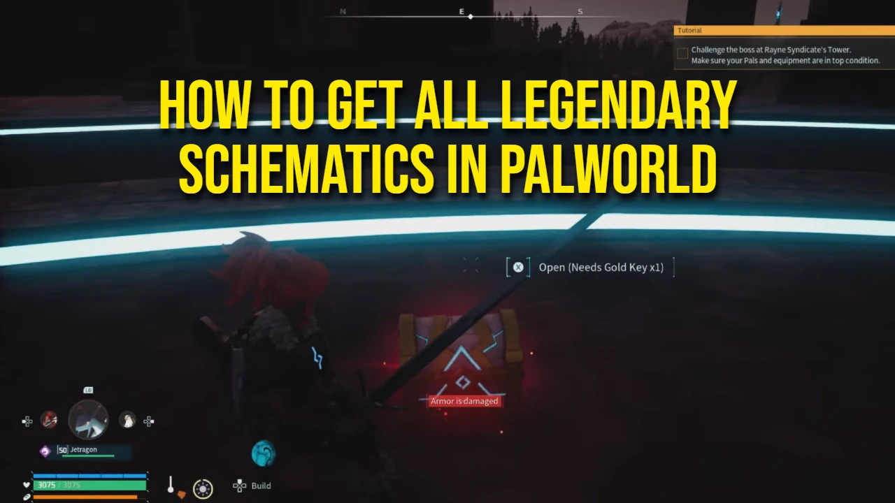 all legendary schematics in Palworld