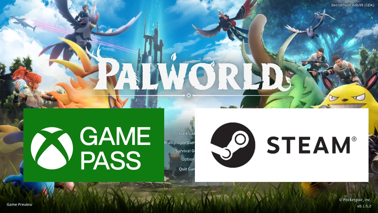 Move palworld save data gamepass steam