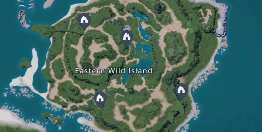 Eastern Wild Island Dungeons Palworld