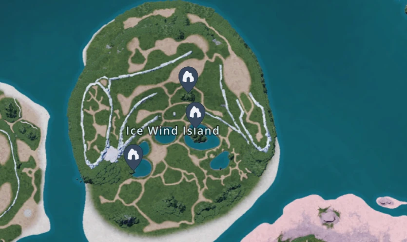 Ice Wind Island Dungeons Palworld