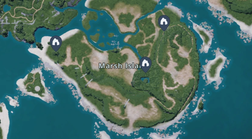 Marsh Island Dungeons Palworld