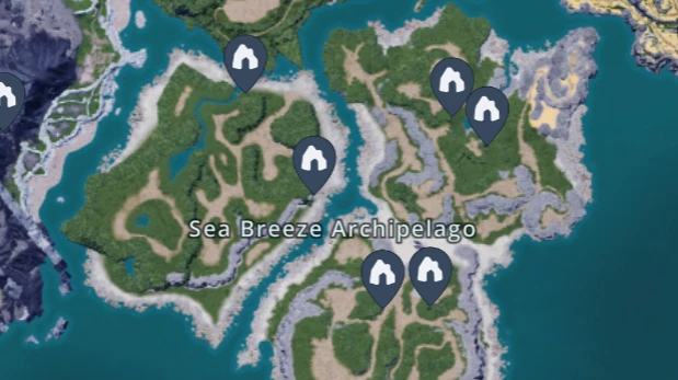 Sea Breeze Archipelago Dungeons Palworld